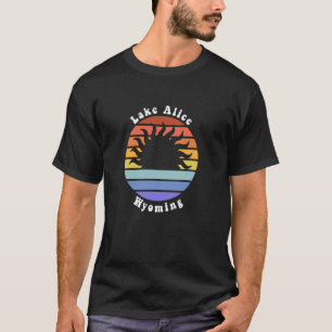 Lake Alice Wyoming WY Sunrise Vacation T-Shirt
