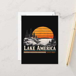 Lake America 2026 Jahrgang Feiertagspostkarte