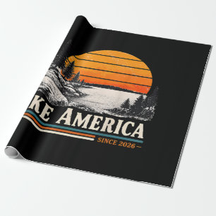 Lake America 2026 Jahrgang Geschenkpapier