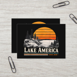 Lake America 2026 Jahrgang Visitenkarte