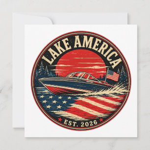 Lake America est 2026 politischer Humor Einladung