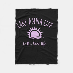 Lake Anna Leben ist am besten Virginia Bootfahren Fleecedecke