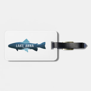 Lake Anna Virginia Fisch Gepäckanhänger