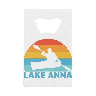 Lake Anna Virginia Kayak Geldbeutel Flaschenöffner