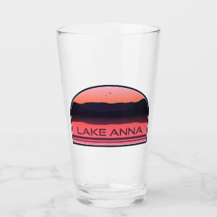 Lake Anna Virginia Red Sunrise Glas