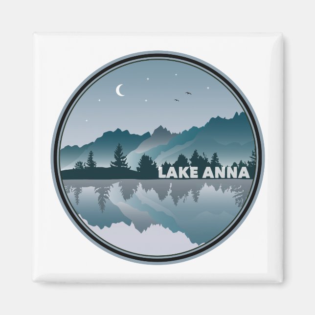 Lake Anna Virginia Reflection Magnet (Vorne)