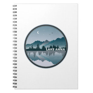Lake Anna Virginia Reflection Notizblock