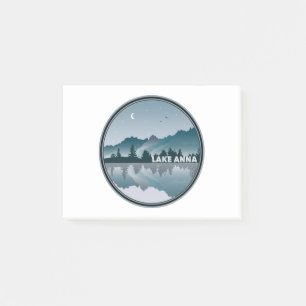 Lake Anna Virginia Reflection Post-it Klebezettel