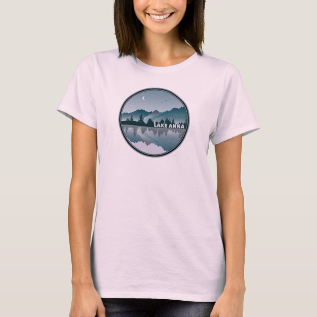Lake Anna Virginia Reflection T-Shirt (Vorderseite)