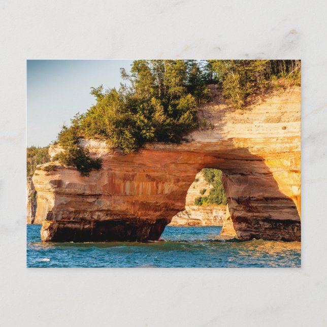 Lake Arch, PIctured Rocks National Lakeshore, MI Postkarte (Vorderseite)