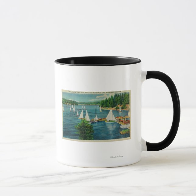 Lake Arrowhead, CA Yacht Club Racing Tasse (Rechts)