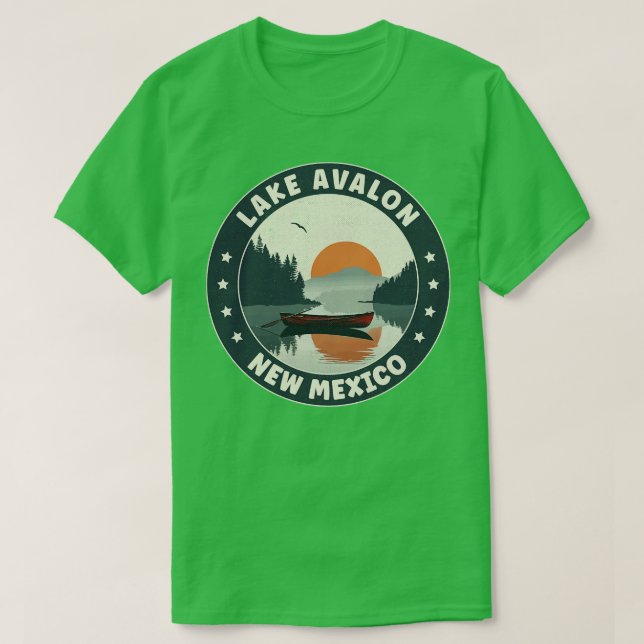Lake Avalon New Mexico Sunset T-Shirt (Design vorne)