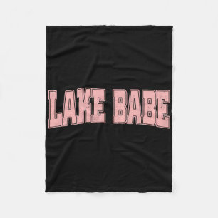 Lake Babe Leben Sommerferien Strand Fleecedecke