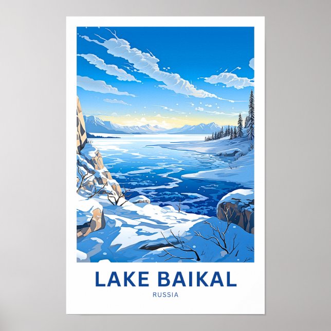 Lake Baikal Russia Poster (Vorne)
