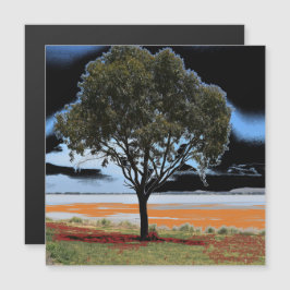 Lake Beac Solo Tree Magnetkarte