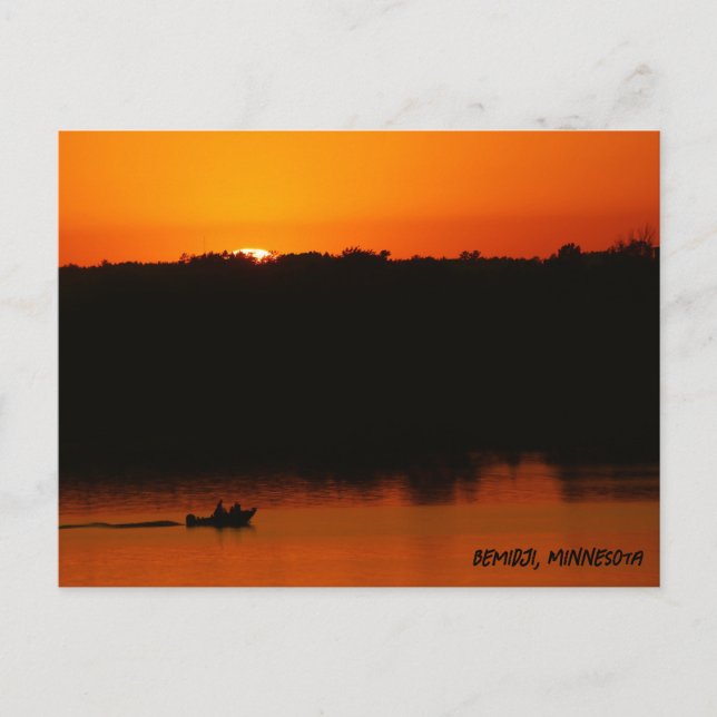 Lake Bemidji Postcard Postkarte (Vorderseite)