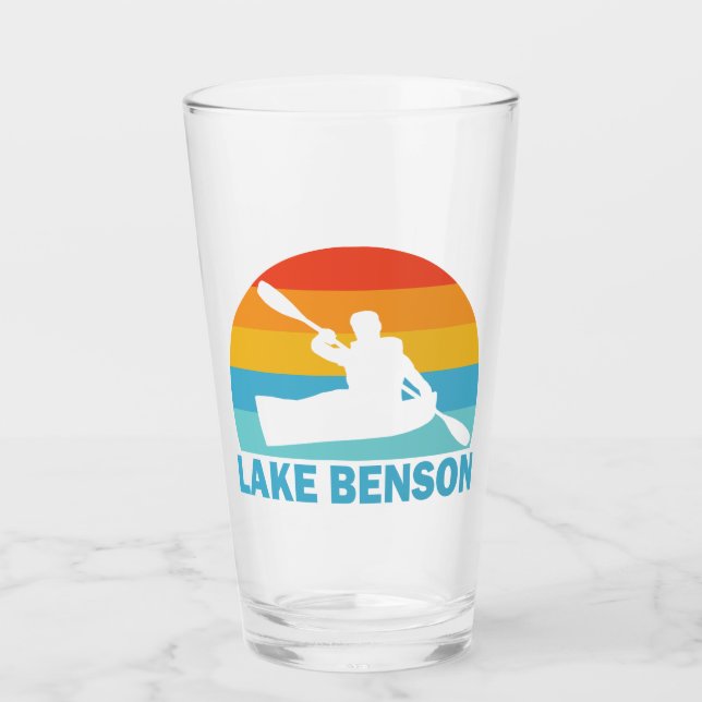 Lake Benson North Carolina Kayak Glas (Vorderseite)