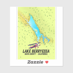 Lake Berryessa Napa County, Kalifornien Aufkleber