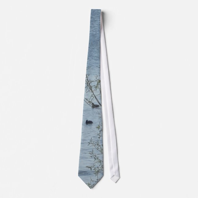 Lake Birds Necktie Krawatte (Vorderseite)