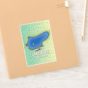 Lake Bled Slovenien Aufkleber