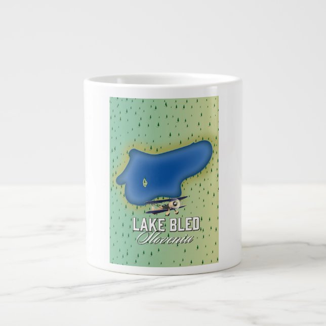 Lake Bled Slovenien Jumbo-Tasse (Vorderseite)