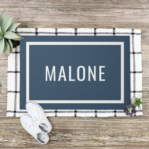Lake Blue Personalisiert Familienname Doormat Fußmatte