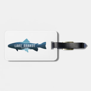 Lake Brandt North Carolina Fische Gepäckanhänger