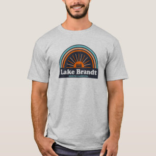 Lake Brandt North Carolina Rainbow T-Shirt