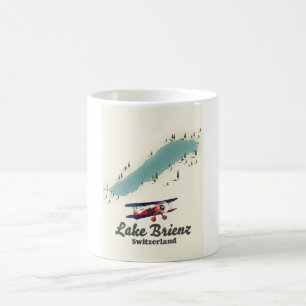 Lake Brienz Schweiz Karte Kaffeetasse