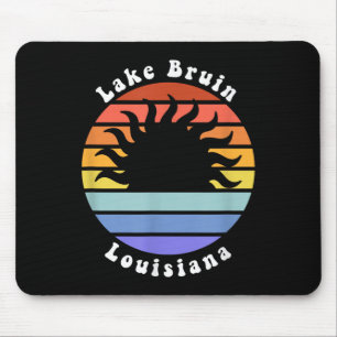 Lake Bruin Louisiana La Sunrise Urlaubs-Souvenir Mousepad