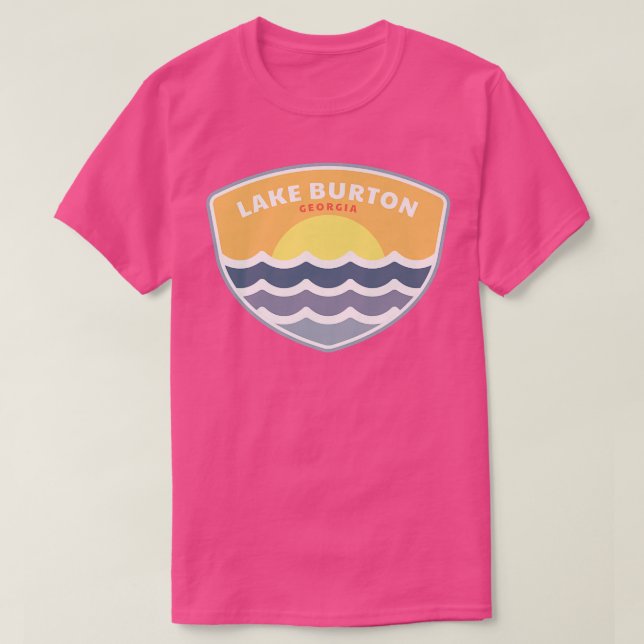 Lake Burton Georgia GA Sunset Vacation Souvenir Pr T-Shirt (Design vorne)