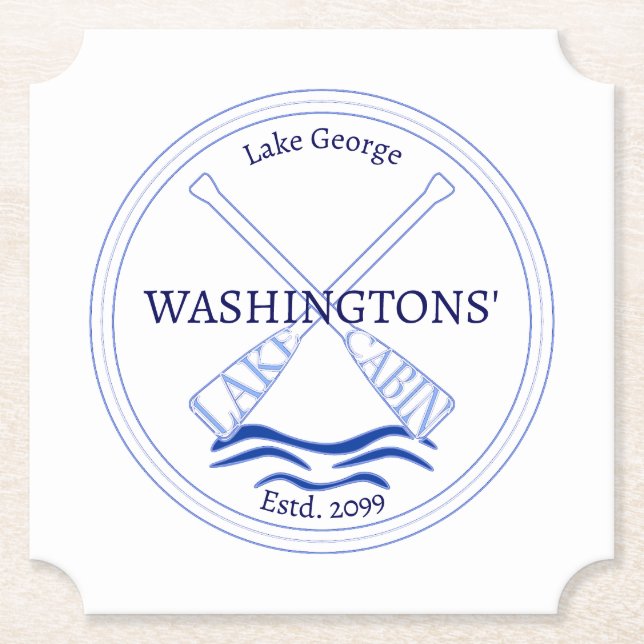 Lake Cabin Beer Soda Drink Flasche Untersetzer (Vorderseite)