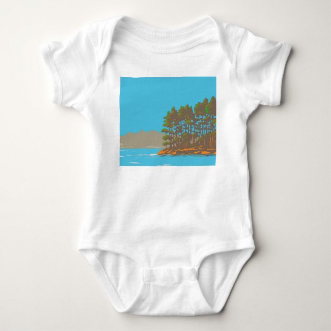 Lake Catherine Staat Park Baby Strampler (Vorderseite)