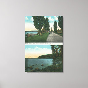 Lake Champlain Drive View Leinwanddruck