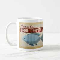 Lake Champlain Fish Vintage Travel
