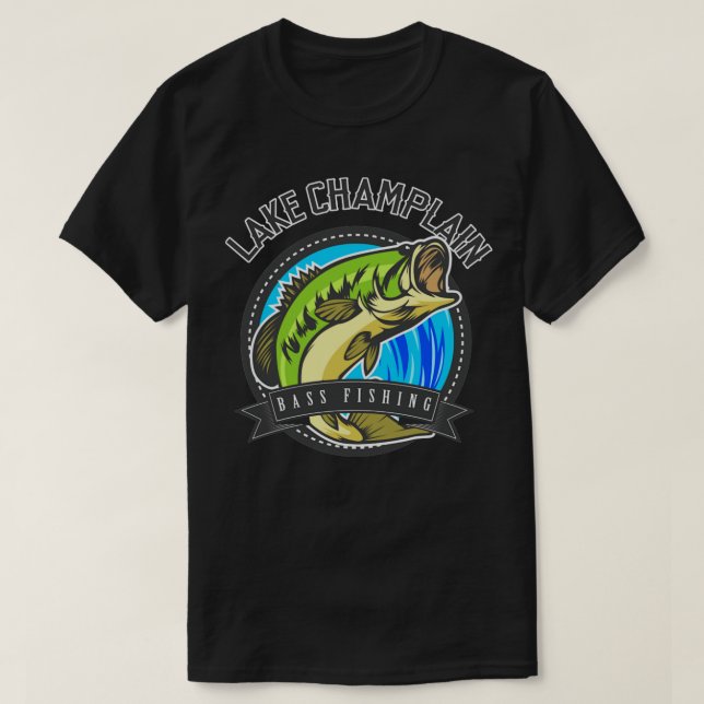 Lake Champlain Fishing Tshirt (Design vorne)