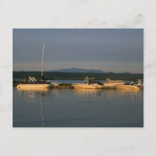 Lake Champlain und Mount Mansfield Vermont Postkarte