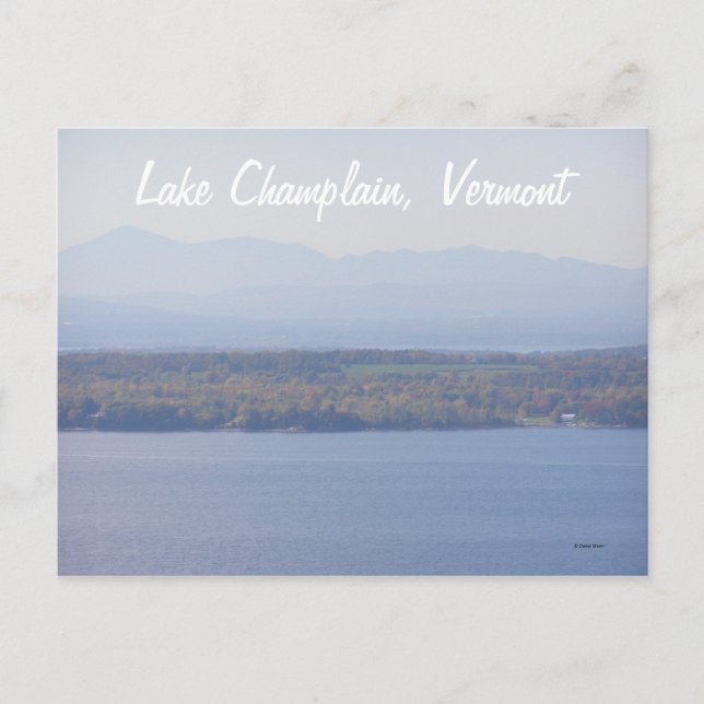 Lake Champlain, Vermont Postkarte (Vorderseite)