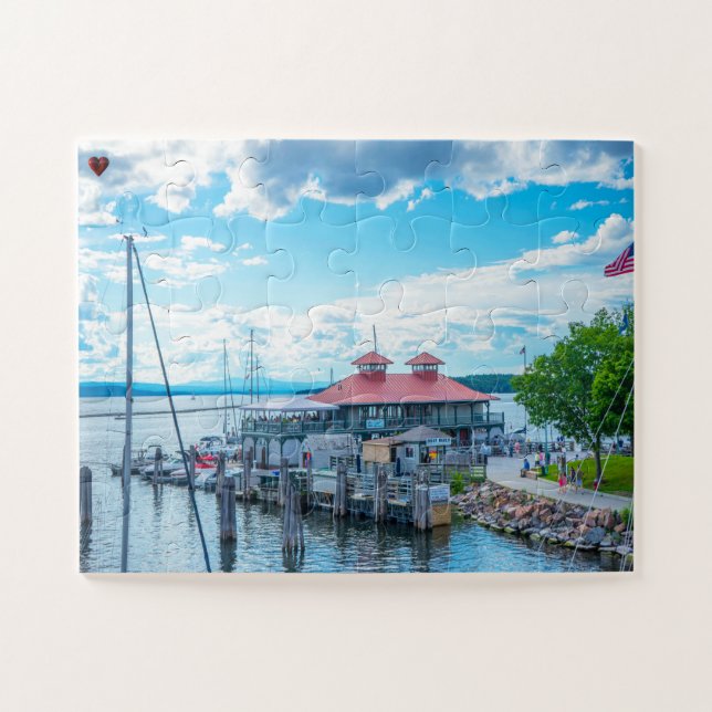 Lake Champlain Vermont Puzzle (Horizontal)