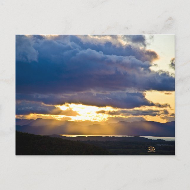 Lake Champlain Vermont Sunset Postkarte (Vorderseite)