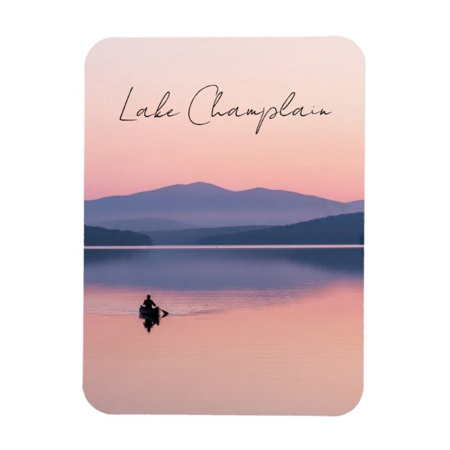 Lake Champlain Vermont Travel Magnet (Vertikal)