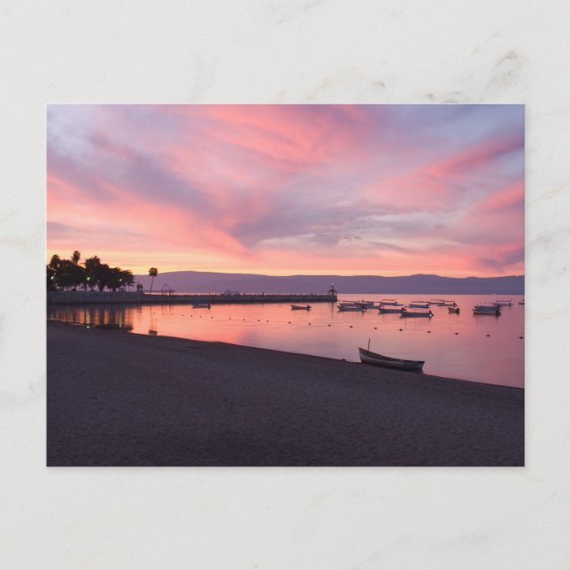 Lake Chapala Sunrise Postkarte (Vorderseite)
