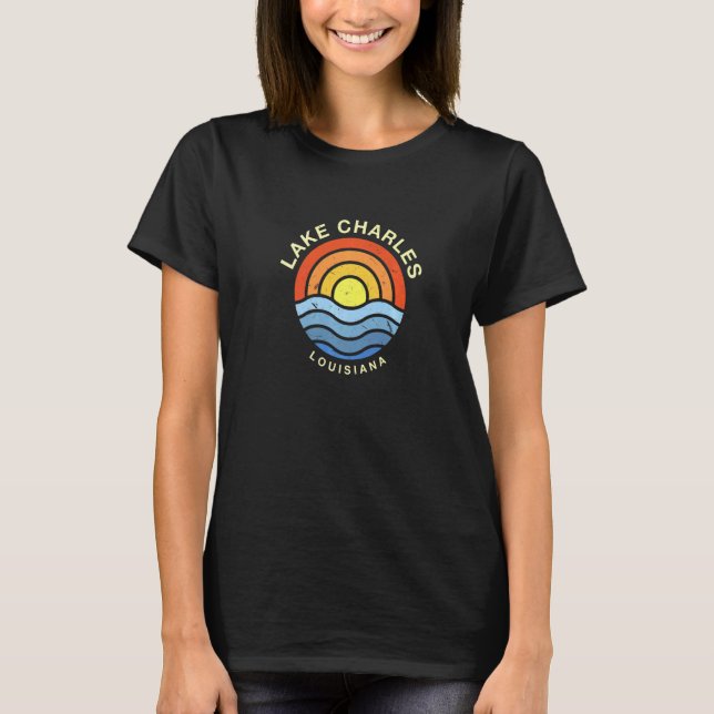 Lake Charles Louisiana La Summer Lake Charlesian T T-Shirt (Vorderseite)