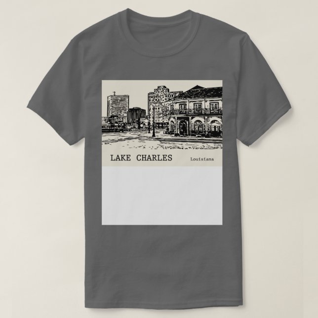Lake Charles Louisiana TShirt - 1 (Design vorne)