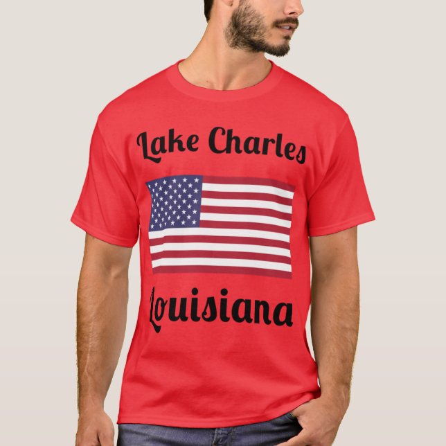 Lake Charles Stylish Prints3 T-Shirt (Vorderseite)