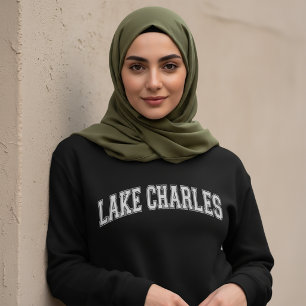 LAKE CHARLES Universitätsstil-Amerika College Sweatshirt