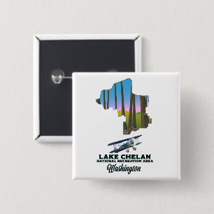 Lake Chelan National Recreation Area, Washington Button