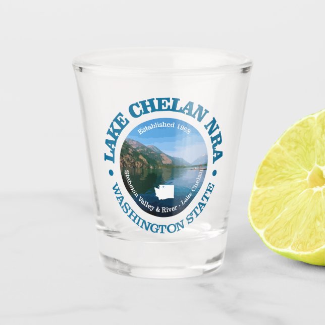 Lake Chelan NRA Schnapsglas (Vorderseite)