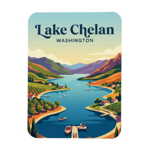 Lake Chelan USA Magnet