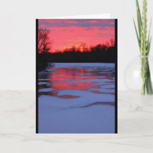 Lake Chilton Sunset Jede Occasion Card Karte